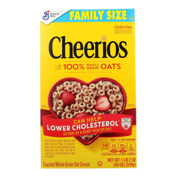 Picture of General Mills HG2727204 18 oz Cheerios Oat Cereal - Case of 10
