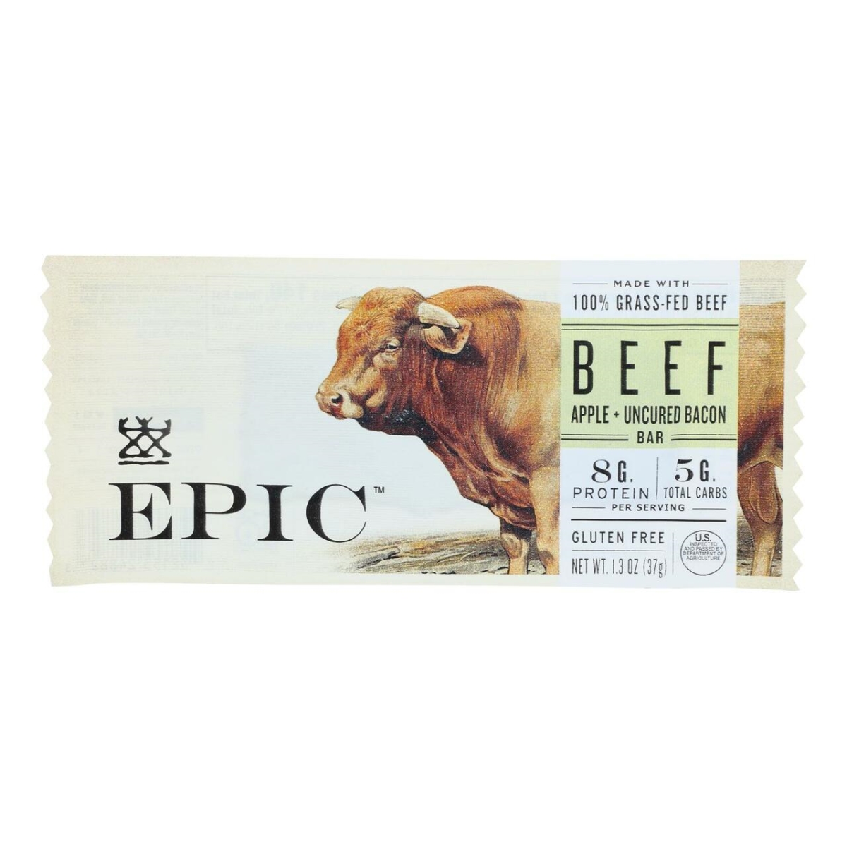 Picture of Epic HG2727212 1.3 oz Bar Beef Apple Uncured Bacon - Case of 12
