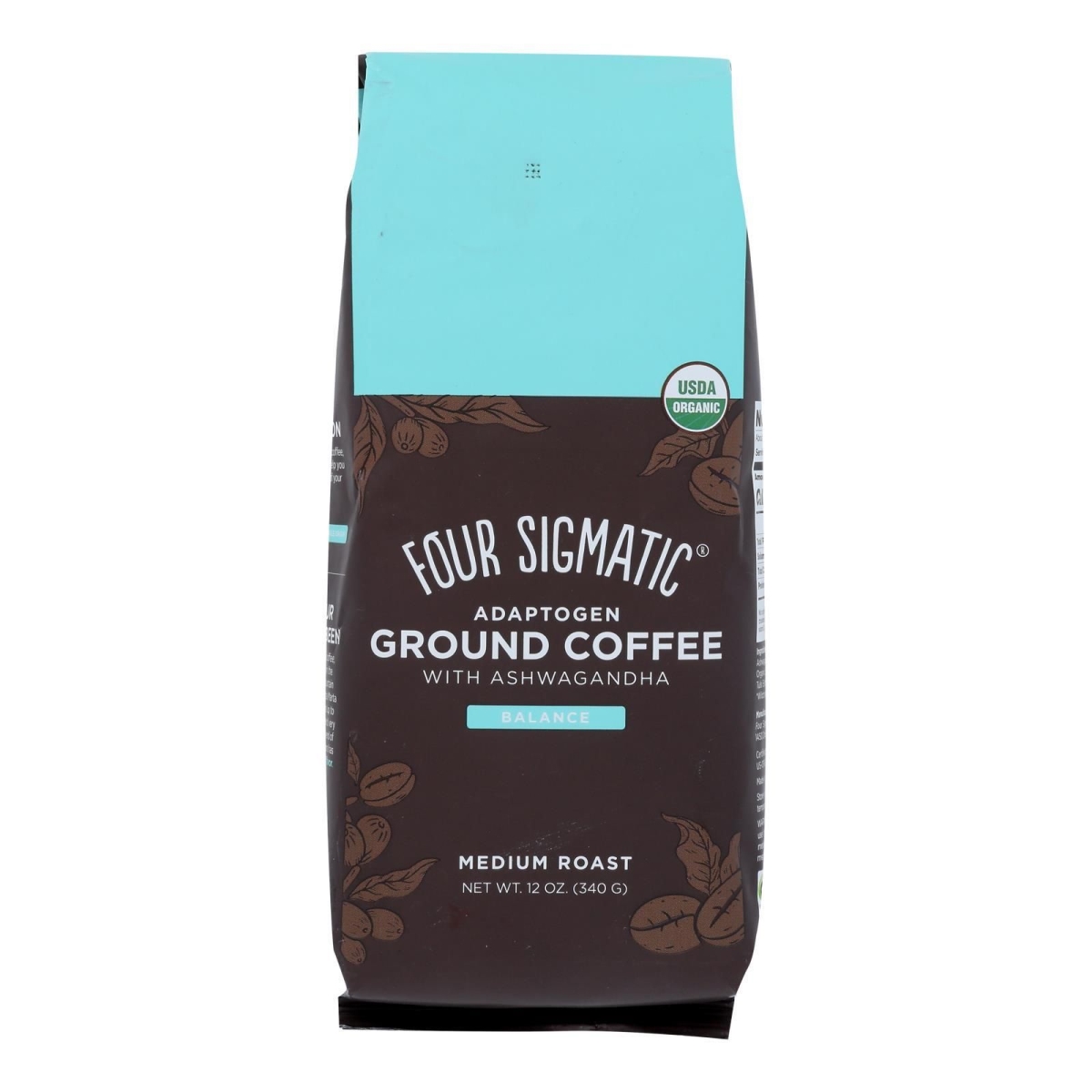Picture of Four Sigmatic HG2731990 12 oz Adaptogen Ashwagn Coffee - Case of 8