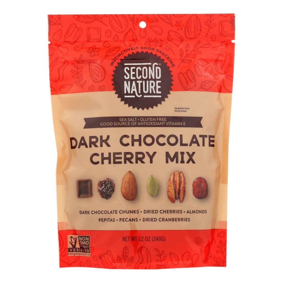 Picture of Second Nature HG2758761 12 oz Nut Medley Dark Chocolate Cherry - Case of 6