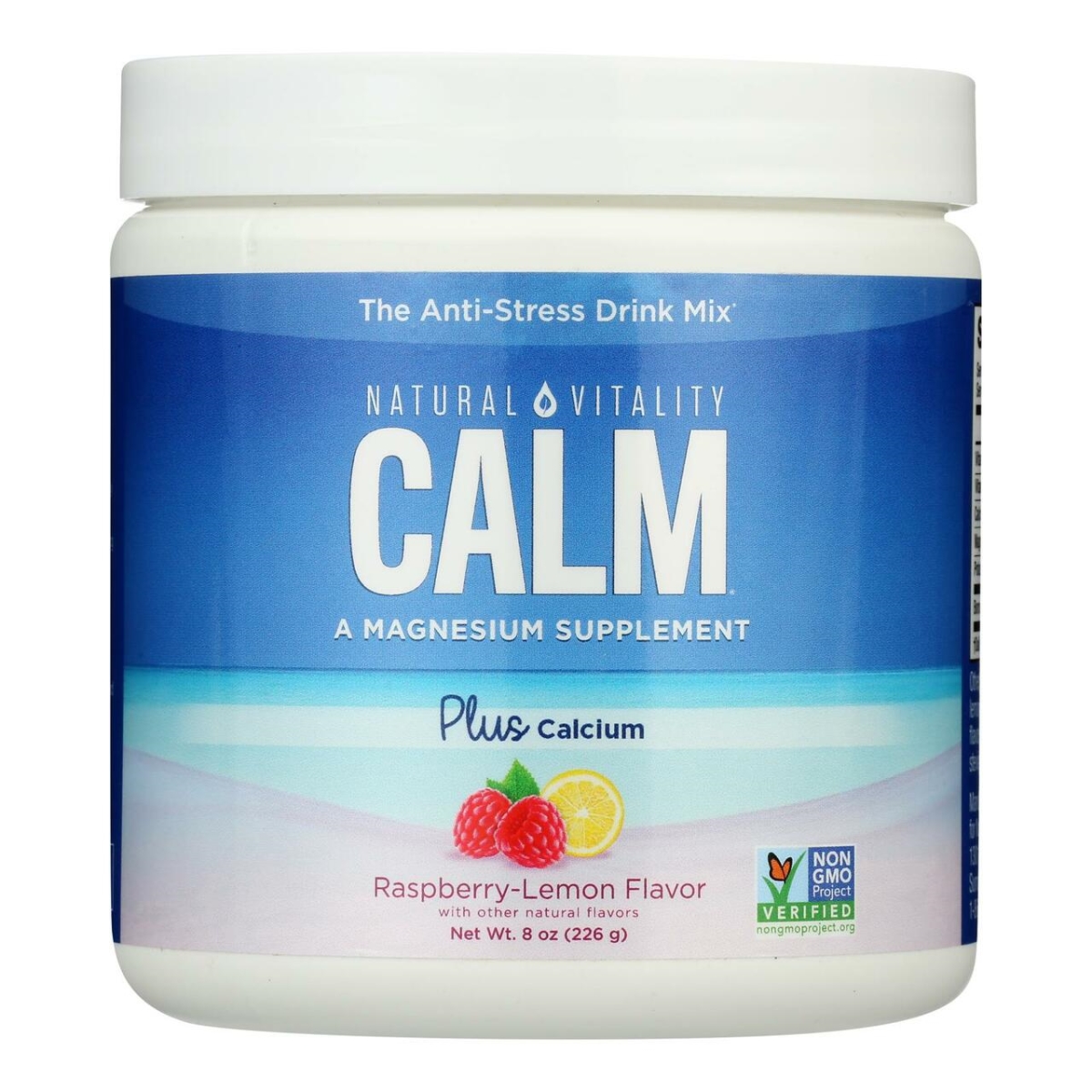 Picture of Natural Vitality HG2760718 1-8 oz Calcium W Raspberry Lemon - Set of 2