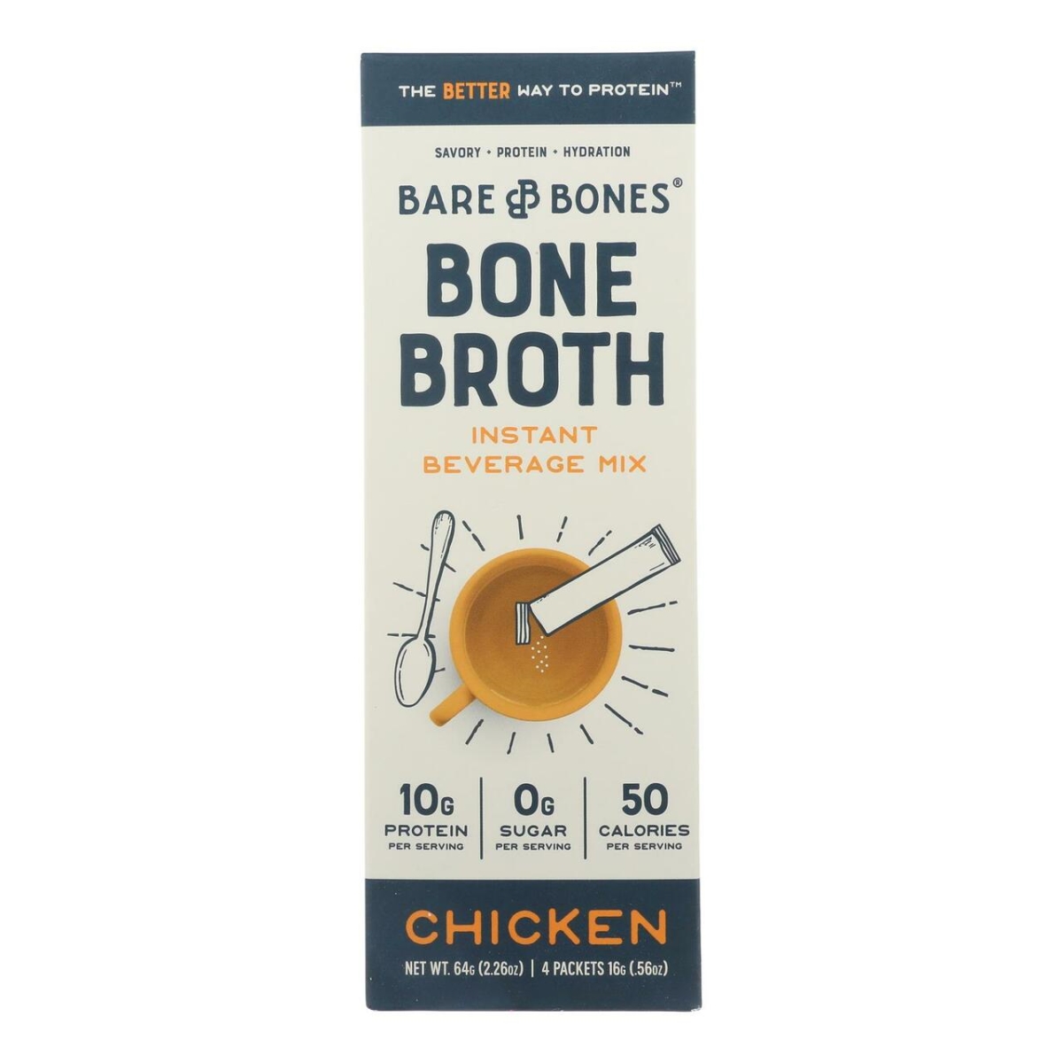 Picture of Bare Bones HG2788487 2.26 oz Instant Chicken Soup - Case of 8