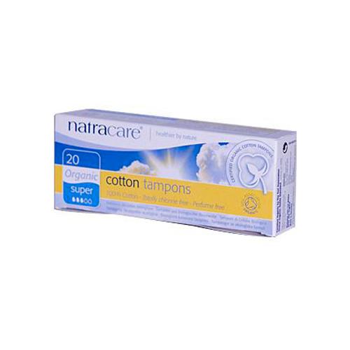 Picture of Natracare HG0939264 Organic Cotton Tampons Super - 20 Tampons