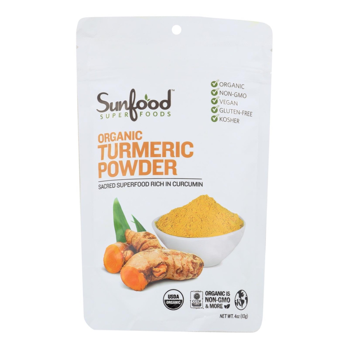Picture of Sunfood HG2308872 4 oz Turmeric Powder
