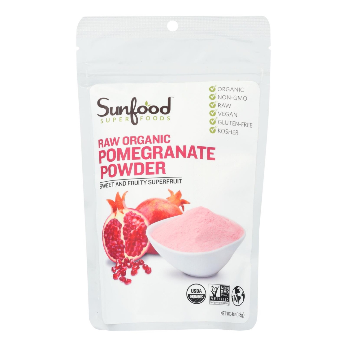 Picture of Sunfood HG2461838 4 oz Organic Pomegranate Powder