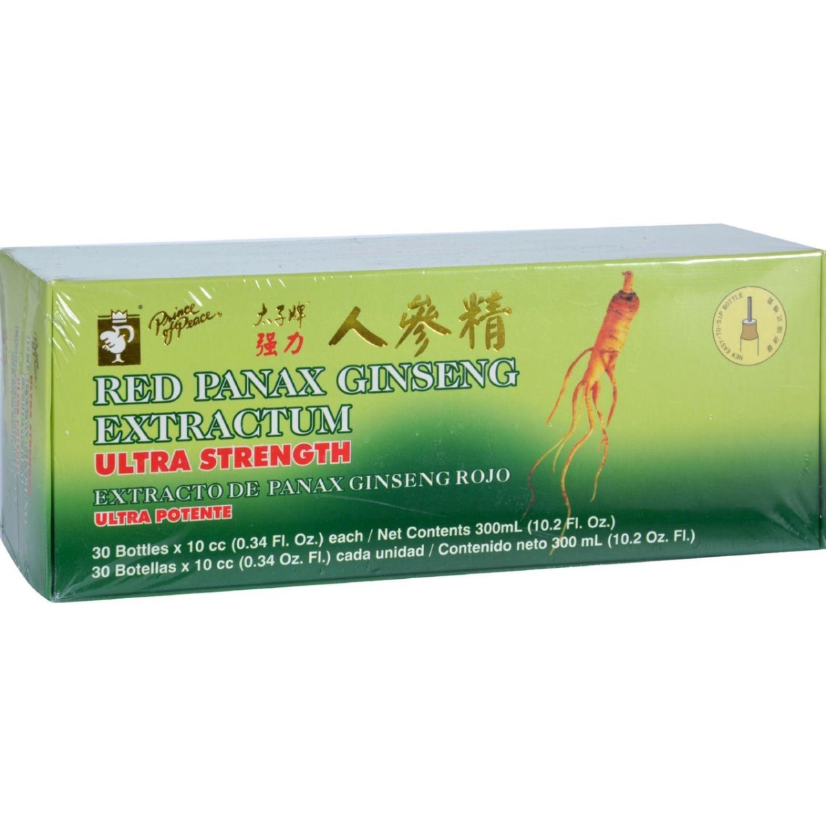Picture of Prince of Peace HG0958652 Red Panax Ginseng Extractum Ultra Strength - 30 Vials