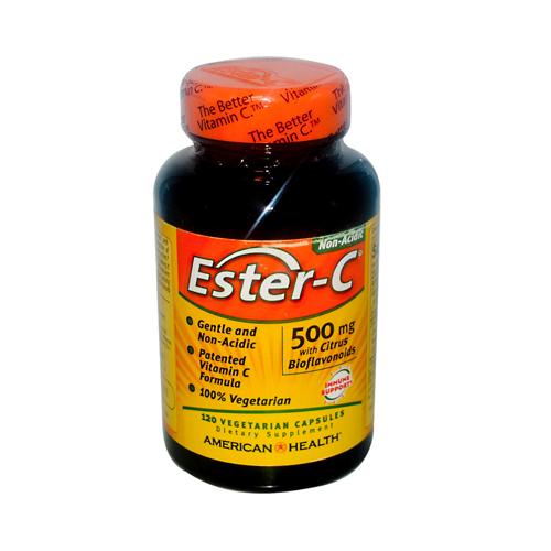 Picture of American Health HG0888115 500 mg Ester-c with Citrus Bioflavonoids&#44; 120 Vegetarian Capsules