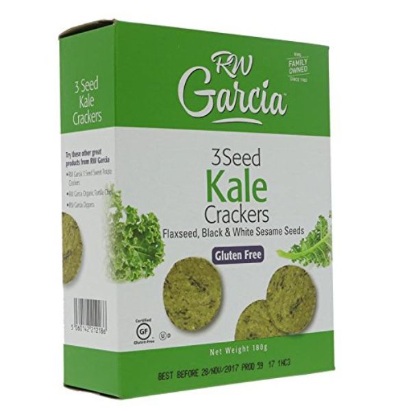 Picture of R. W. Garcia HG2641058 5.5 oz 3 Seed Kale Crackers - Case of 6