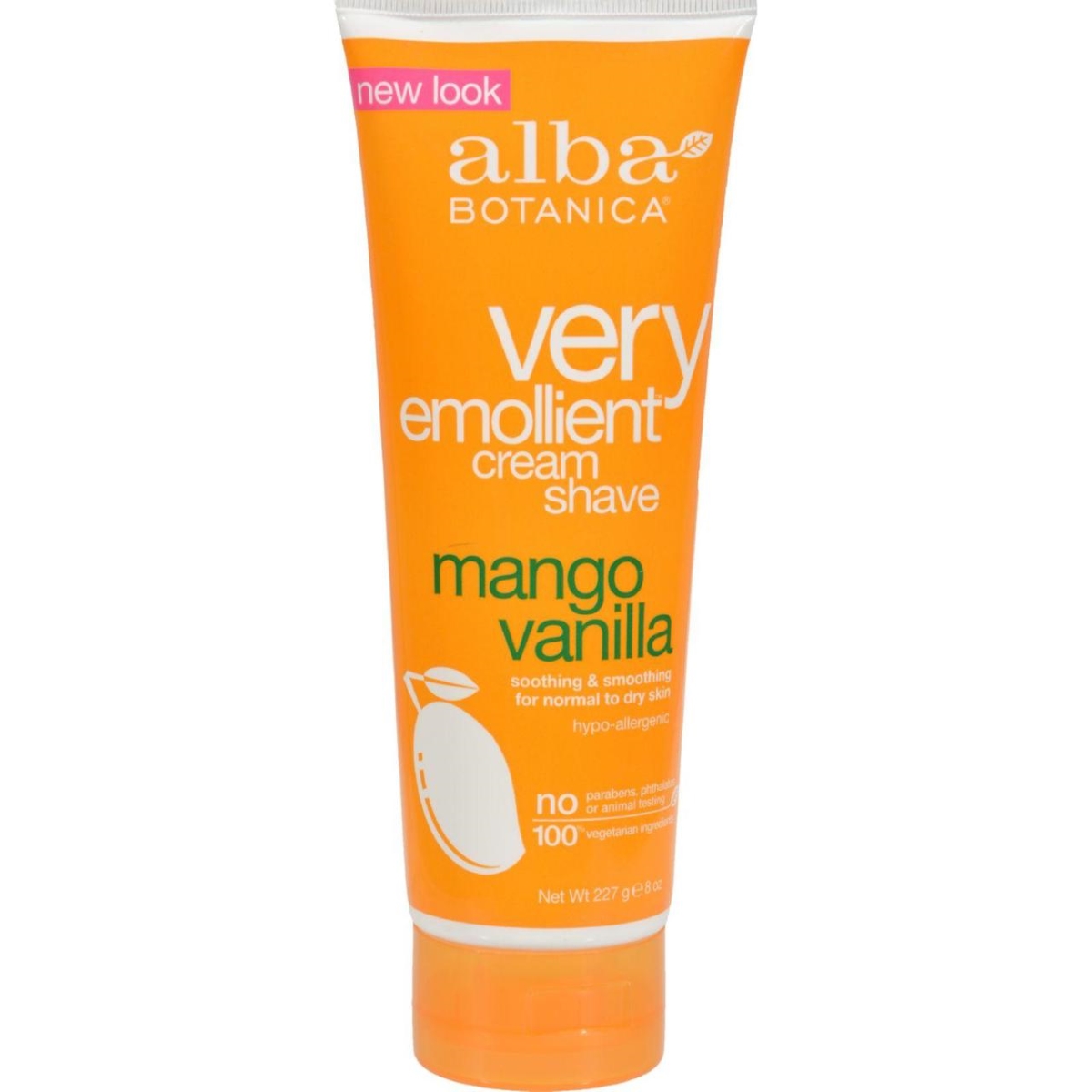 Picture of Alba Botanica HG0885723 8 oz Very Emollient Cream Shave&#44; Mango Vanilla
