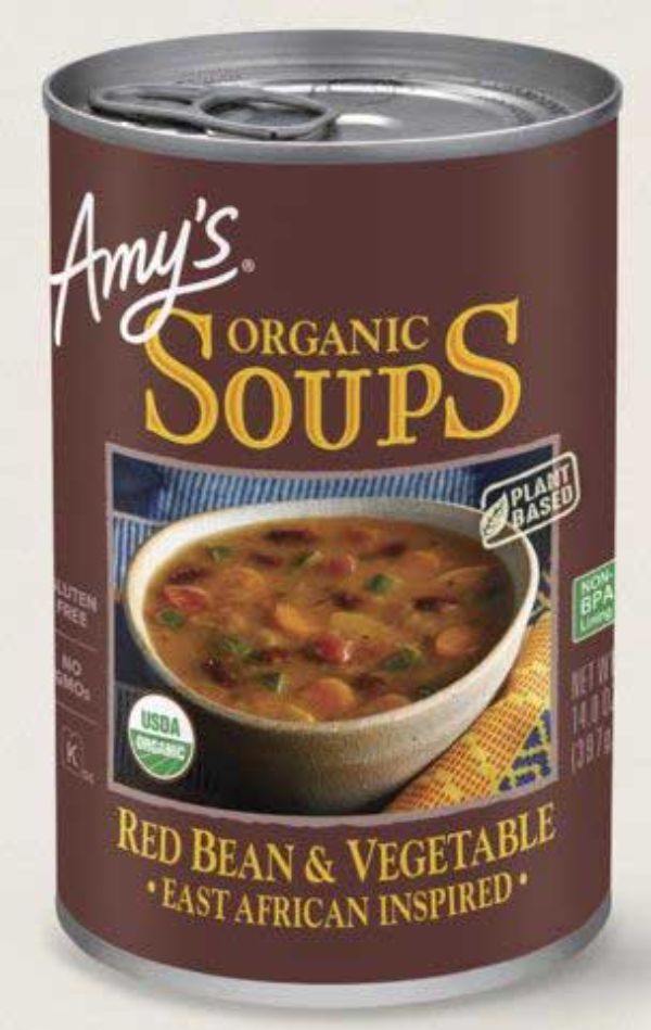 Picture of Amys HG2783975 14 oz Red Bean & Vegetable Soup - Case of 12