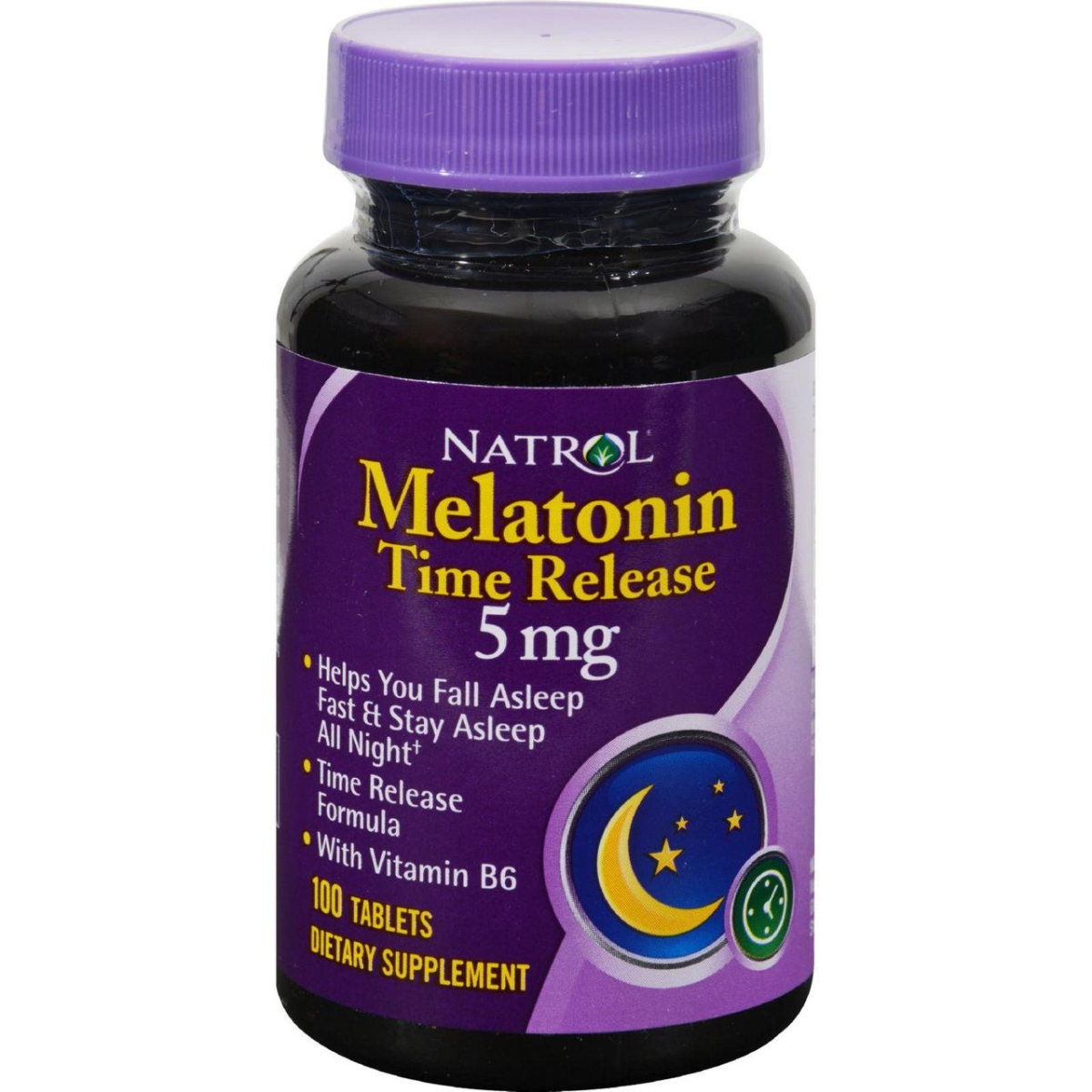 Picture of Natrol HG0921205 5 mg Melatonin Time Release - 100 Tablets
