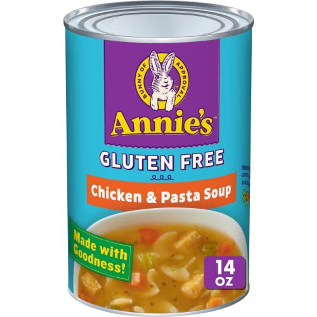 Picture of Annies Homegrown HG2814135 14 oz Gluten Free Chicken & Pasta Soup - Case of 8