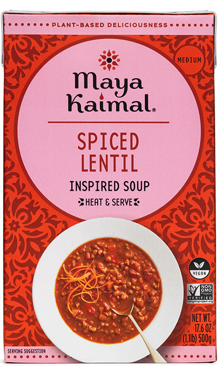 Picture of Maya Kaimal HG2832020 17.6 fl oz Spiced Lentil Inspired Soup - Case of 12