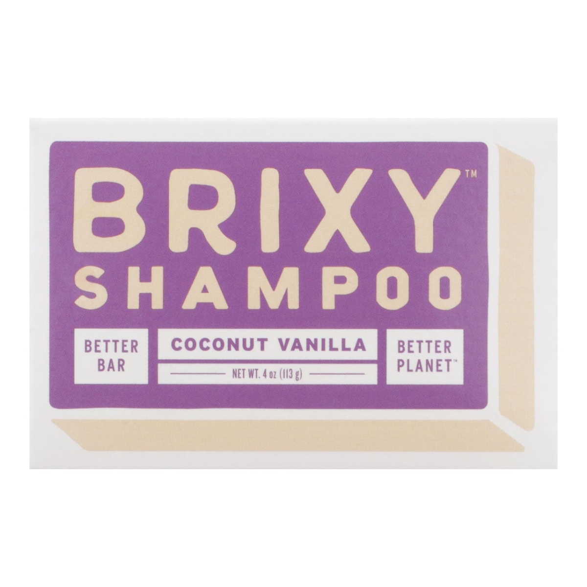 Picture of Brixy HG2839025 4 oz Coconut Vanilla Shampoo Bar