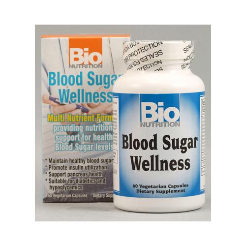 Picture of Bio Nutrition HG1029511 Blood Sugar Wellness - 60 Vegetarian Capsules