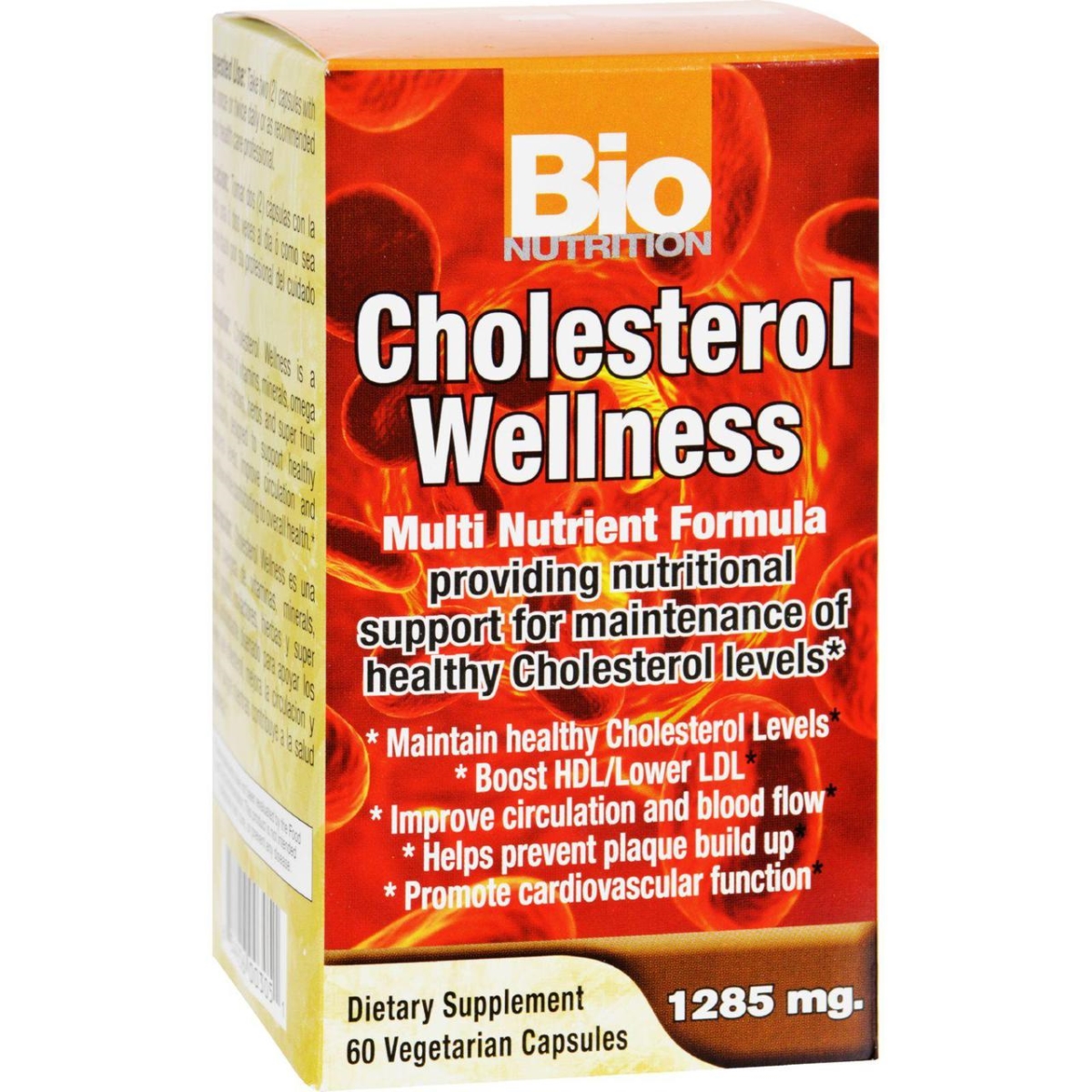 Picture of Bio Nutrition HG1029552 Cholesterol Wellness - 60 Vegetarian Capsules