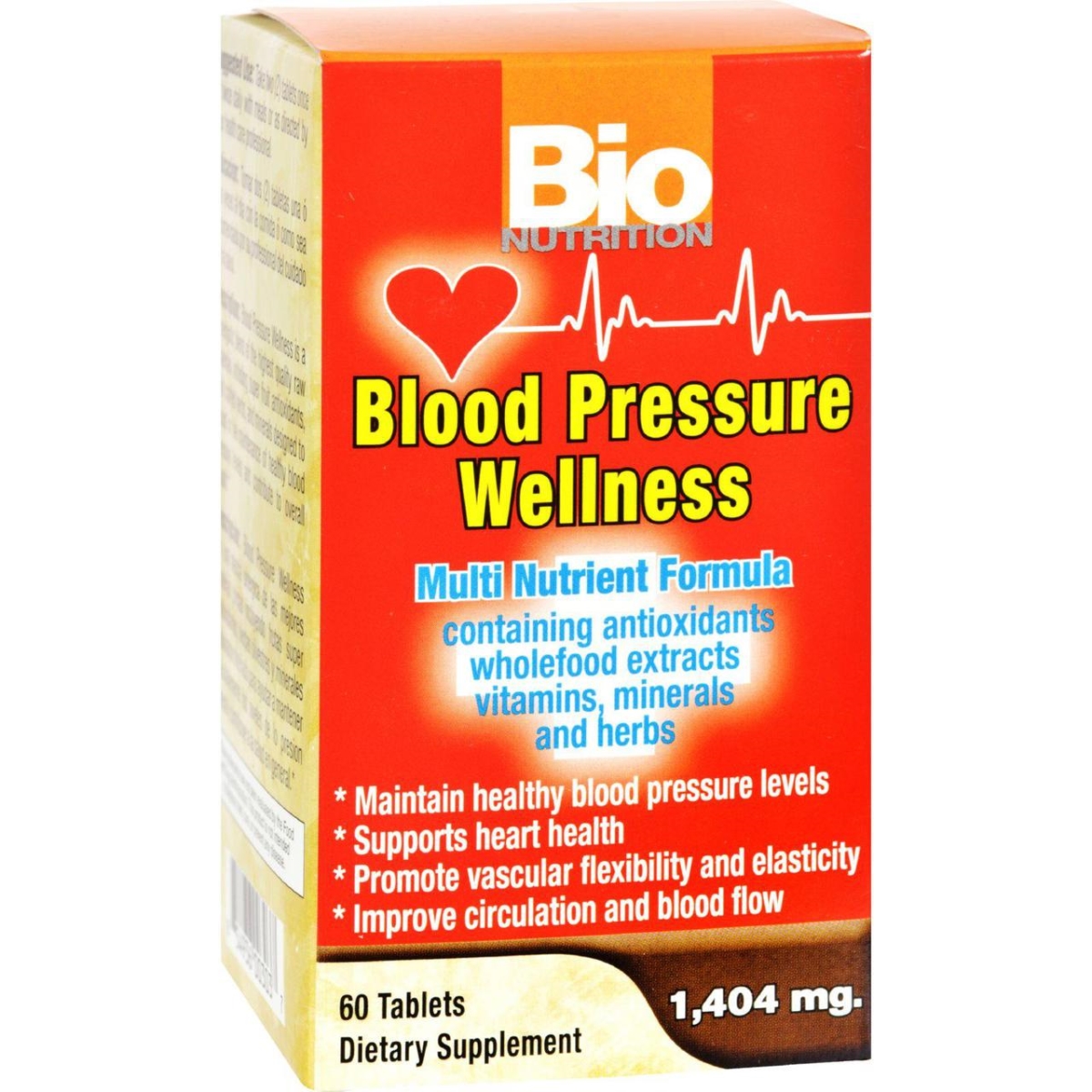 Picture of Bio Nutrition HG1029545 Blood Pressure Wellness - 60 Tablets