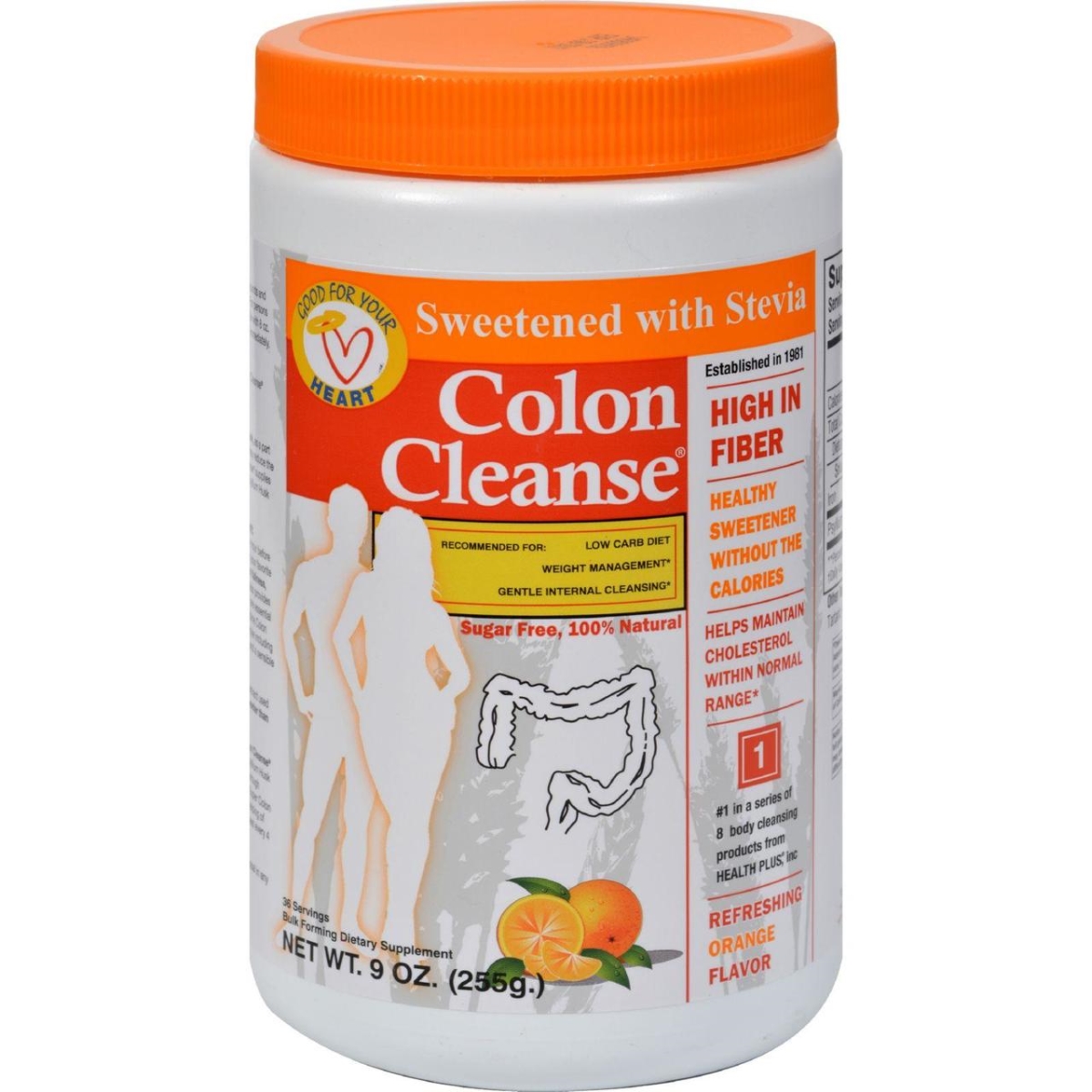 Picture of Health Plus HG1101328 9 oz Colon Cleanse - Orange