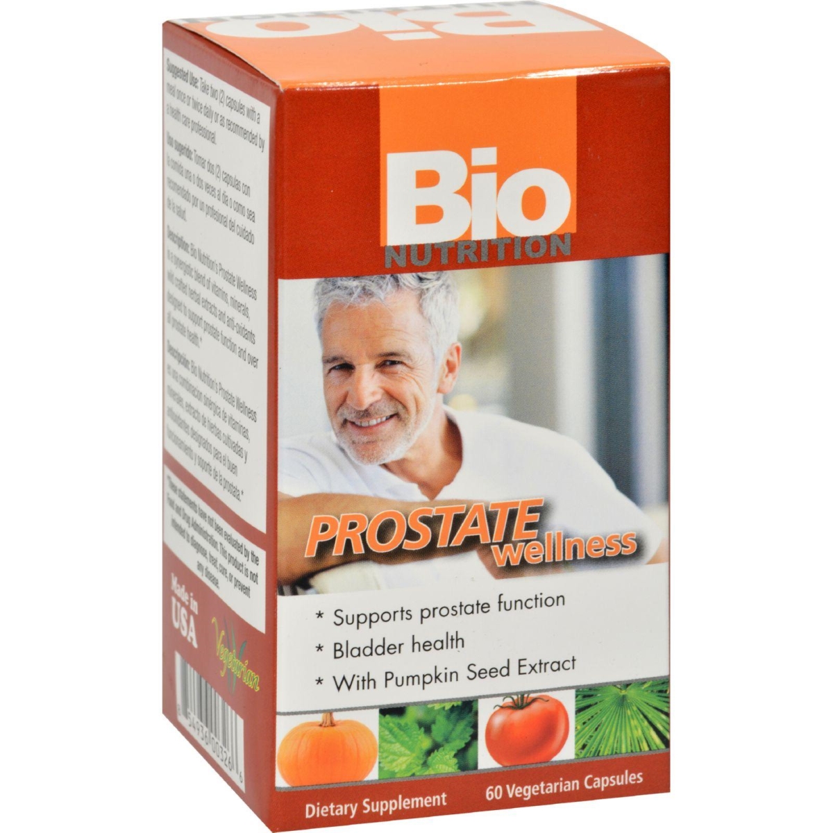 Picture of Bio Nutrition HG1182872 Prostate Wellness - 60 Vegetarian Capsules