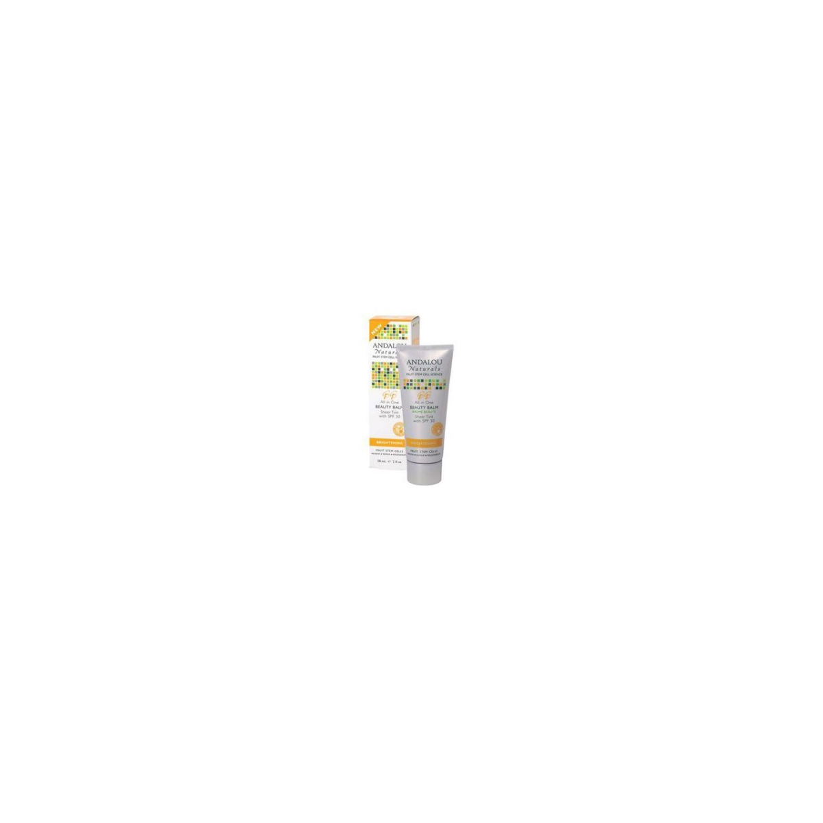 Picture of Andalou Naturals HG1162601 2 oz Beauty Balm Sheer Tint with SPF 30 Brightening