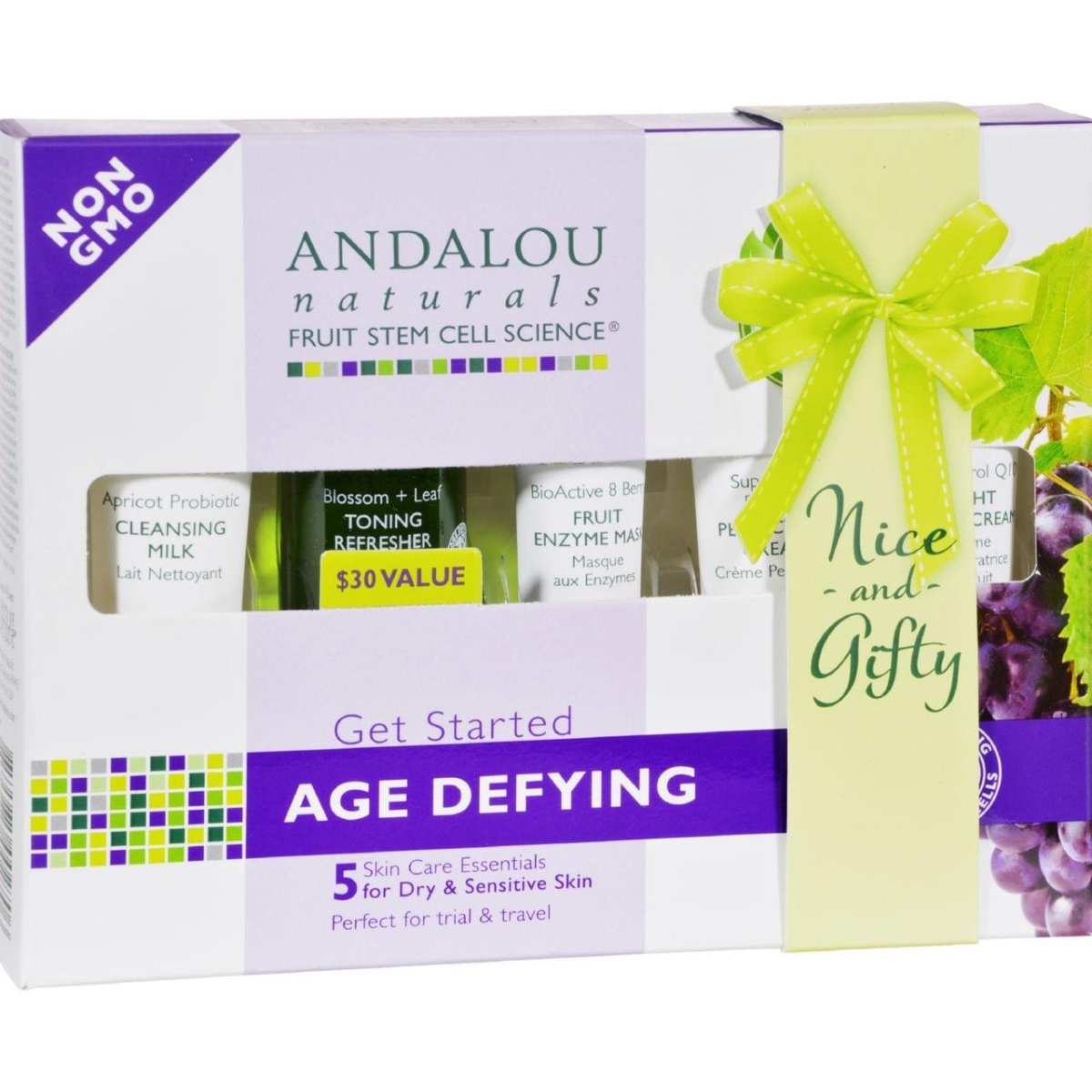 Picture of Andalou Naturals HG1162148 Get Started Age Defying Kit&#44; 5 Piece