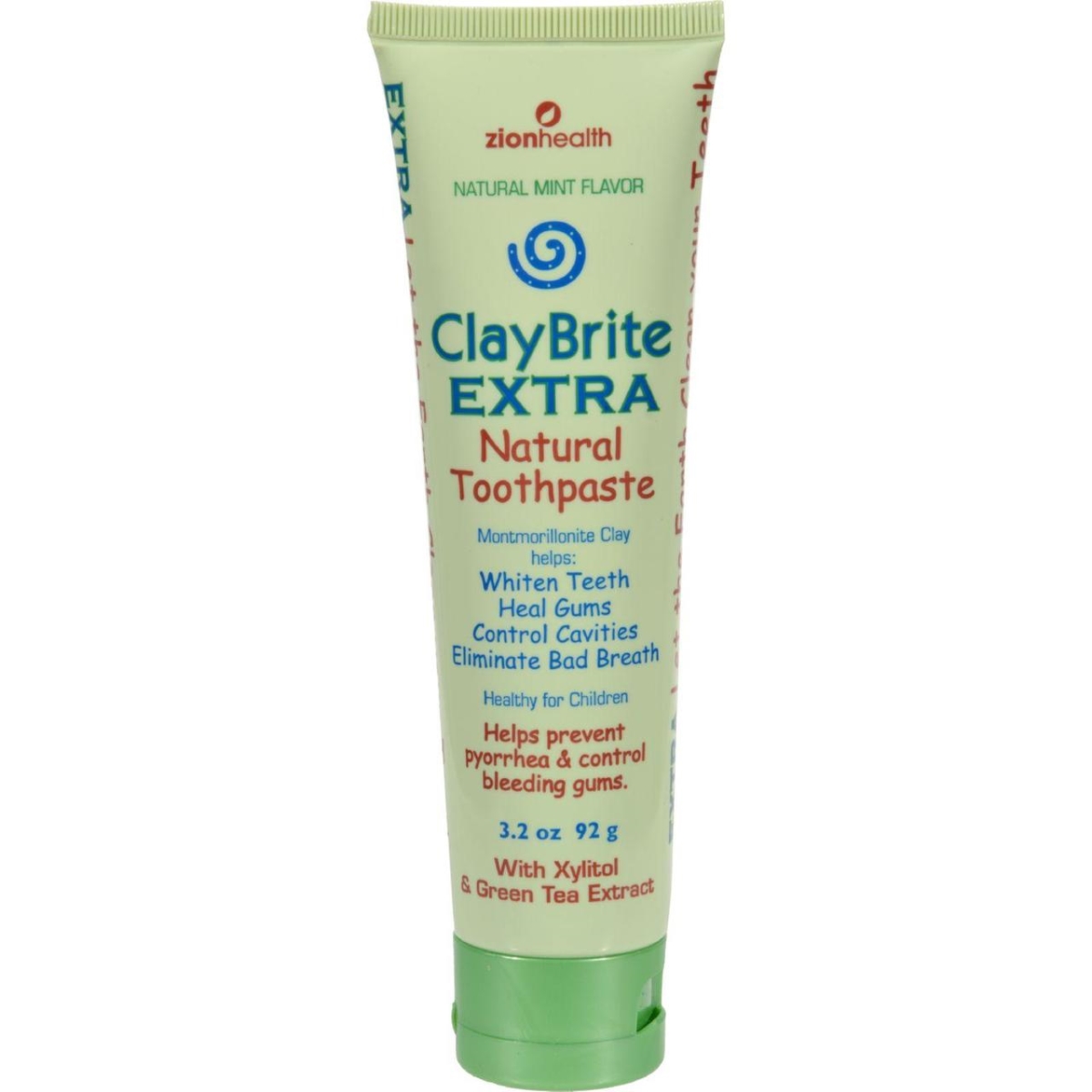 Picture of Zion Health HG1228733 3.2 oz Claybrite Extra Strength Toothpaste
