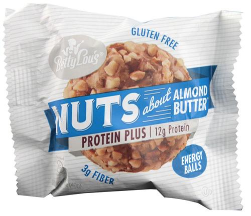 Picture of Betty Lous HG1540434 1.7 oz Protein Plus Nut Butter Balls - Almond&#44; 12 Count