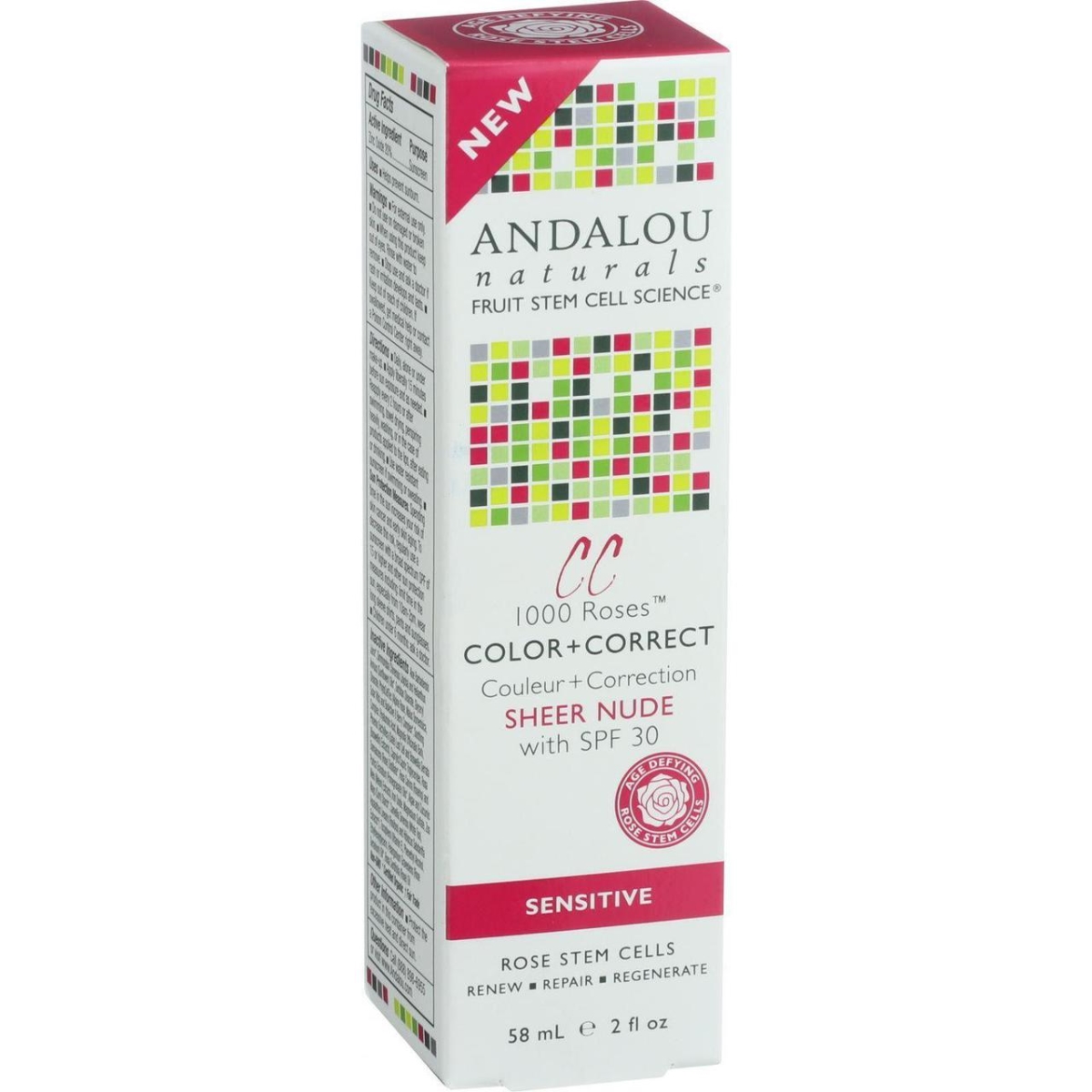 Picture of Andalou Naturals HG1548437 2 oz Color Plus Correct Sheer SPF 30 Nude