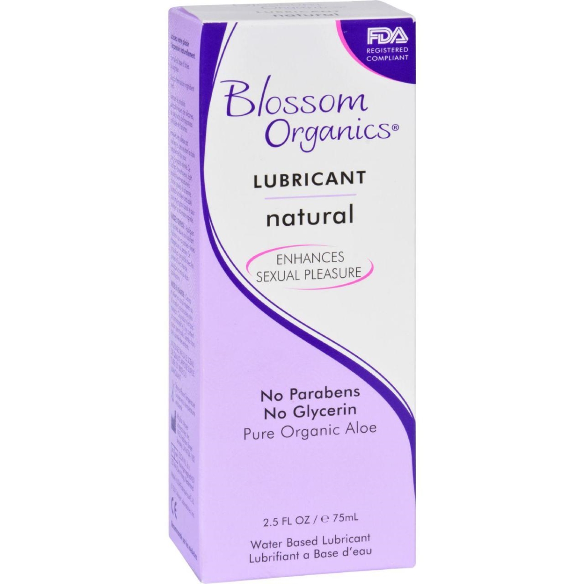 Picture of Blossom Organics HG1521749 2.5 fl oz Lubricant - Natural Moisturizing
