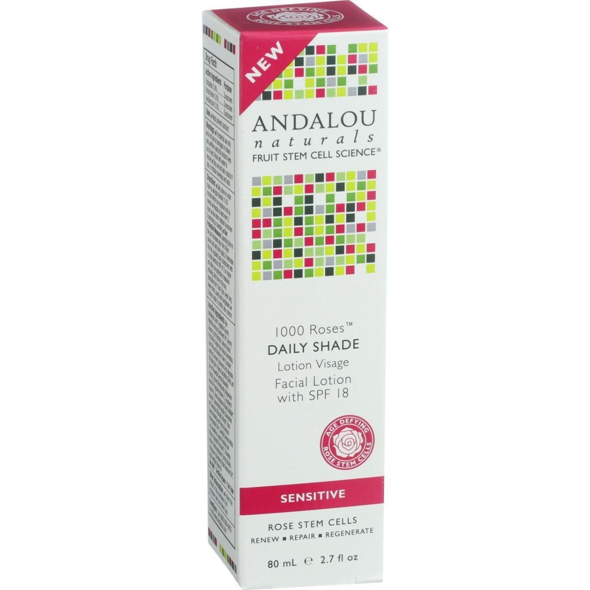 Picture of Andalou Naturals HG1548411 2.7 oz Facial Lotion - 1000 Roses&#44; Daily Shade SPF 18