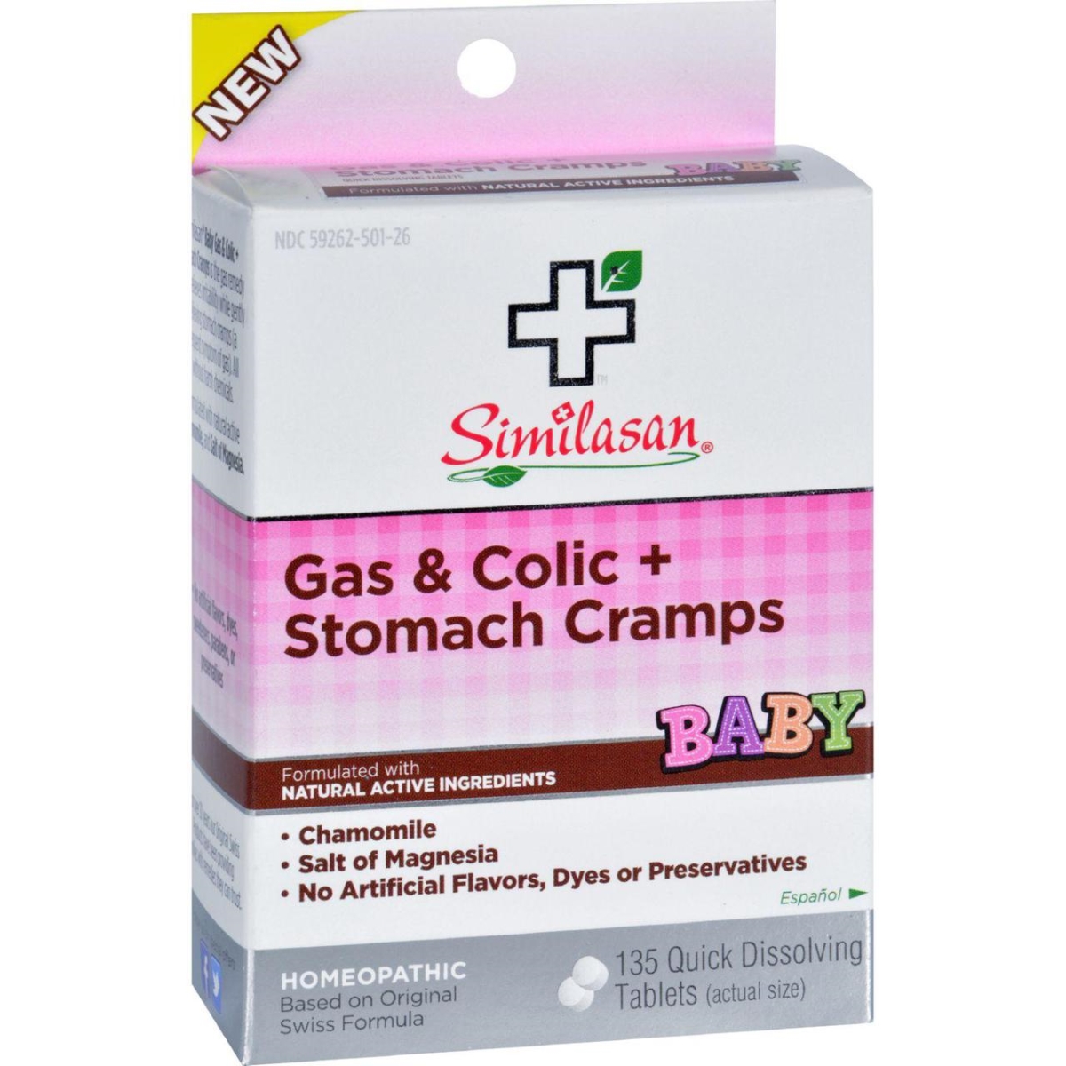 HG1636992 Baby Gas & Colic Plus Stomach Cramps - 135 Tablets