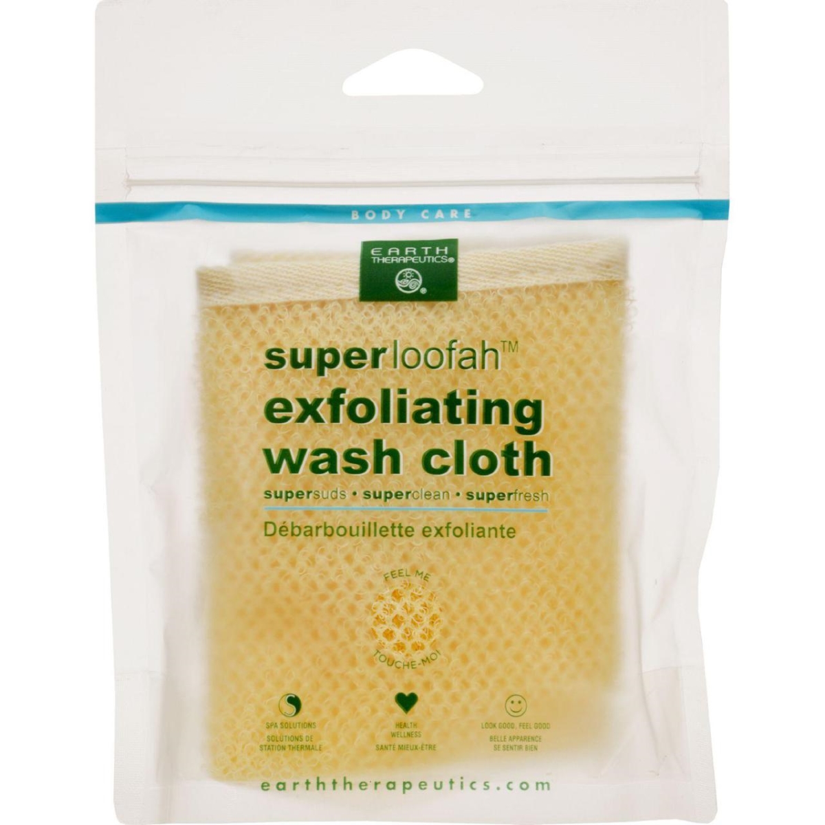 Picture of Earth Therapeutics HG1711332 Loofah Super Exfoliating Cloth Wash