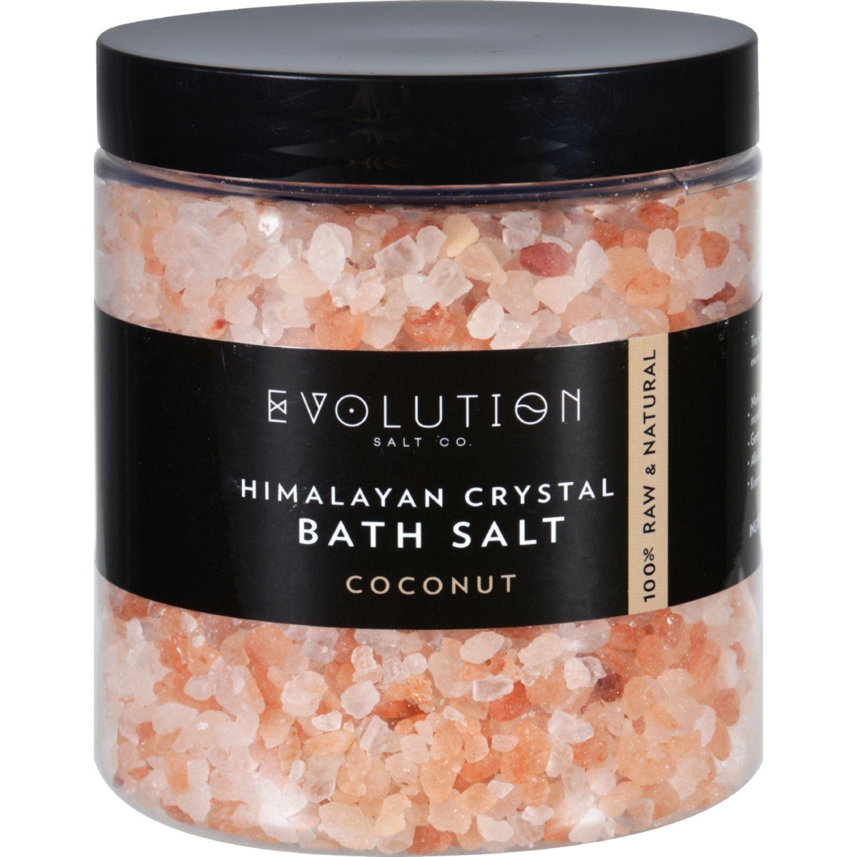 Picture of Evolution Salt HG1702224 26 oz Himalayan Bath Salt&#44; Coarse Coconut