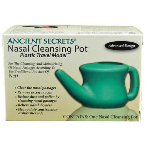 Picture of Ancient Secrets HG0499863 Nasal Cleansing Neti Pot - Plastic