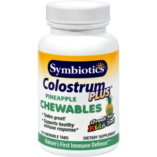 Picture of Symbiotics HG0739698 Colostrum Plus Pineapple - 120 Chewables