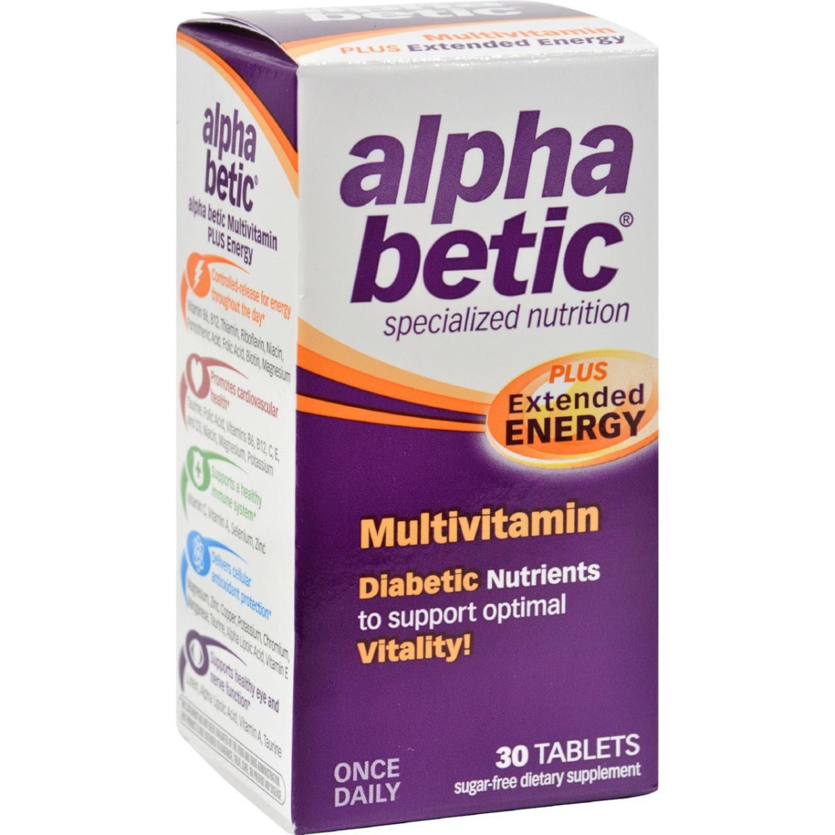 Picture of Nature Works HG0913236 Alpha Betic Once-A-Day Multiple Vitamins - 30 Caplets
