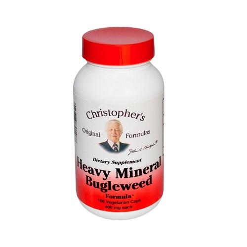 Picture of Dr. Christophers Formulas HG0987206 400 mg Heavy Mineral Bugleweed Formula&#44; 100 Capsules