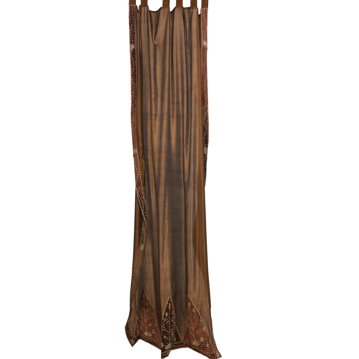 1007BR Beautiful Rayon Curtains, Brown