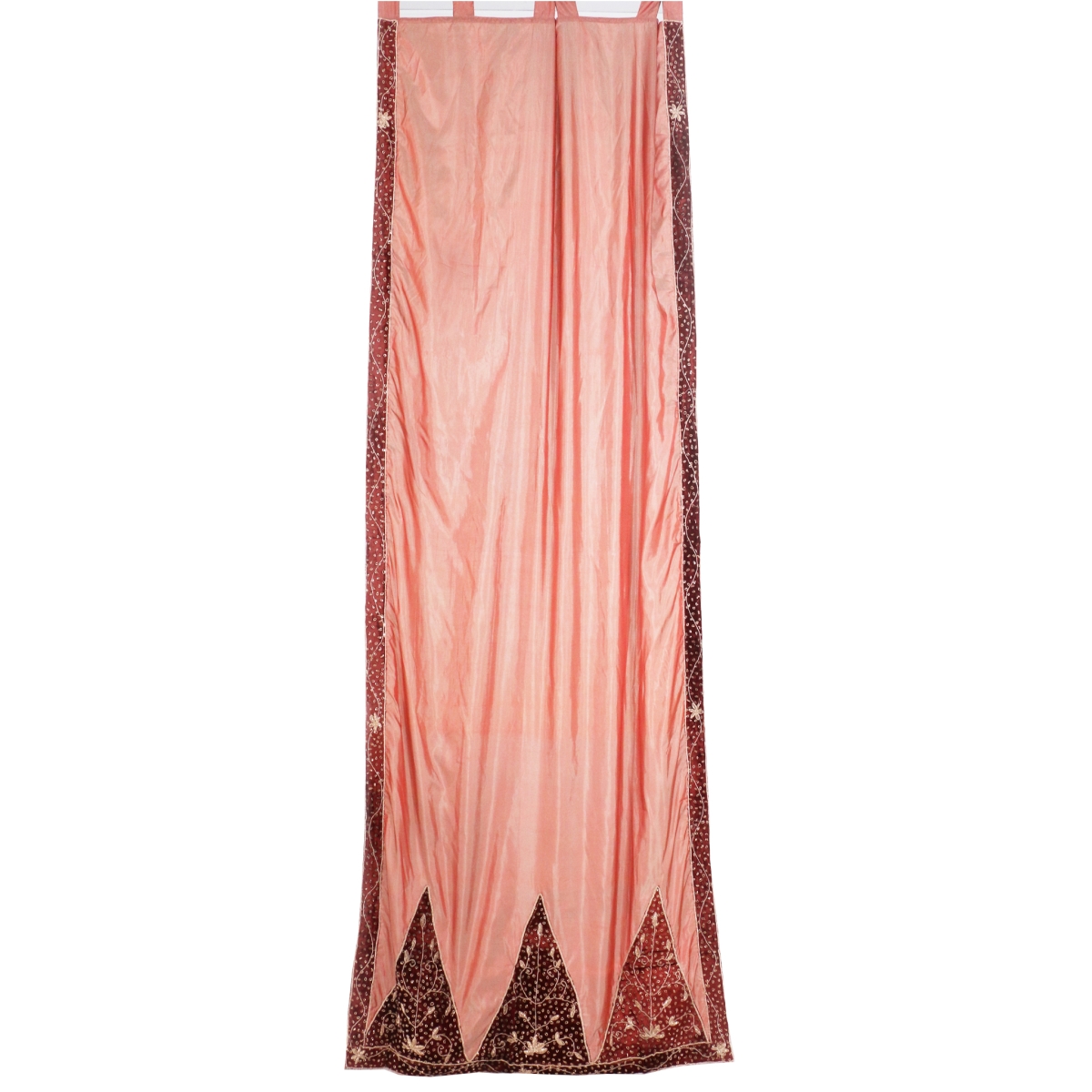 1007BUR Beautiful Rayon Curtains, Burgundy