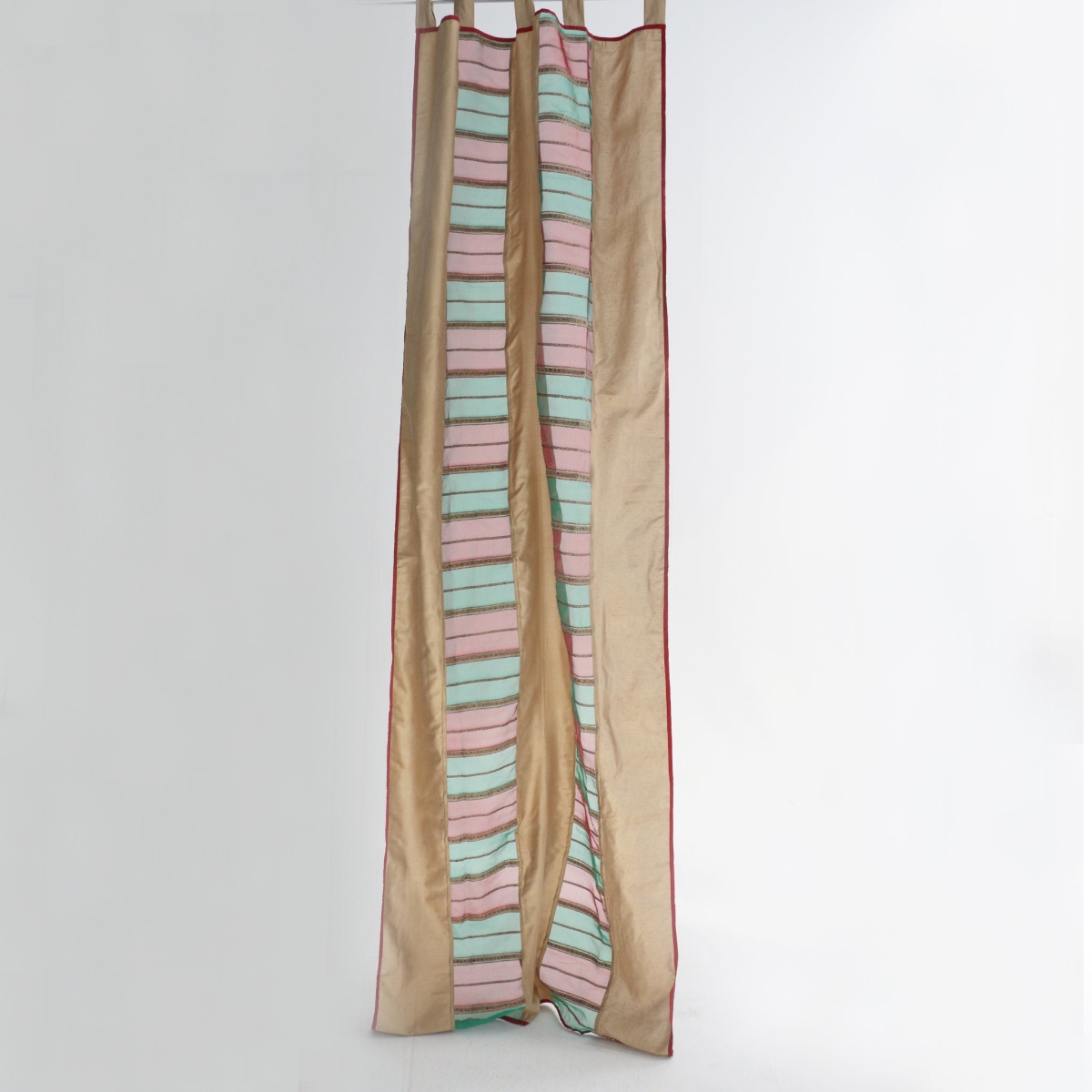 1044T Beautiful Rayon Curtains, Tan