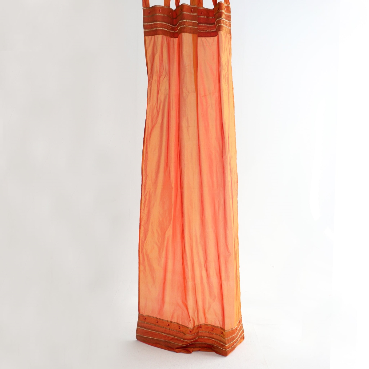 50-85716-O Beautiful Polyester Curtains, Orange