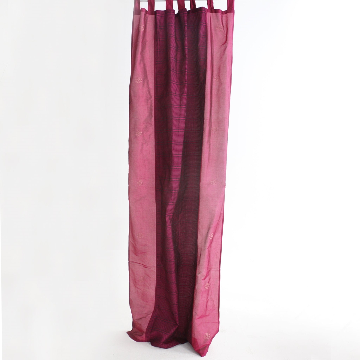 535M Beautiful Rayon Curtains, Magenta