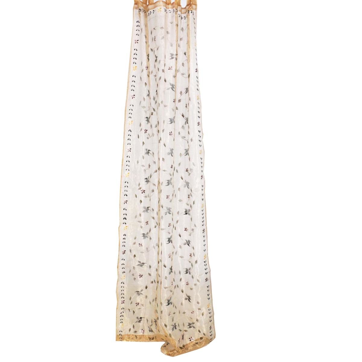 904G Beautiful Rayon Curtains, Gold