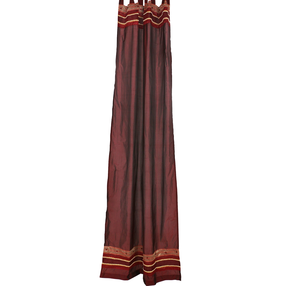 C 288B Beautiful Polyester Curtains, Burgundy