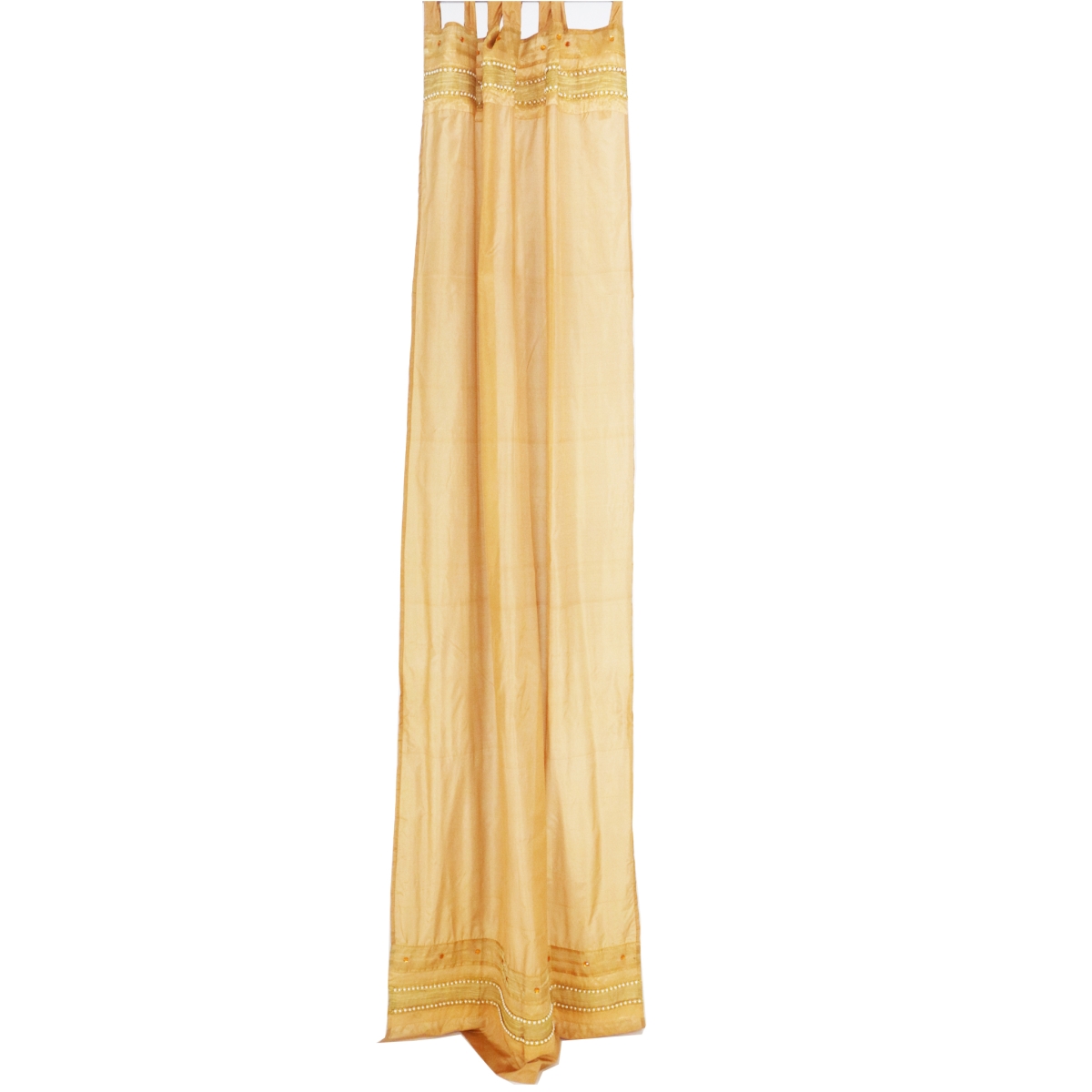 C 288G Beautiful Polyester Curtains, Gold