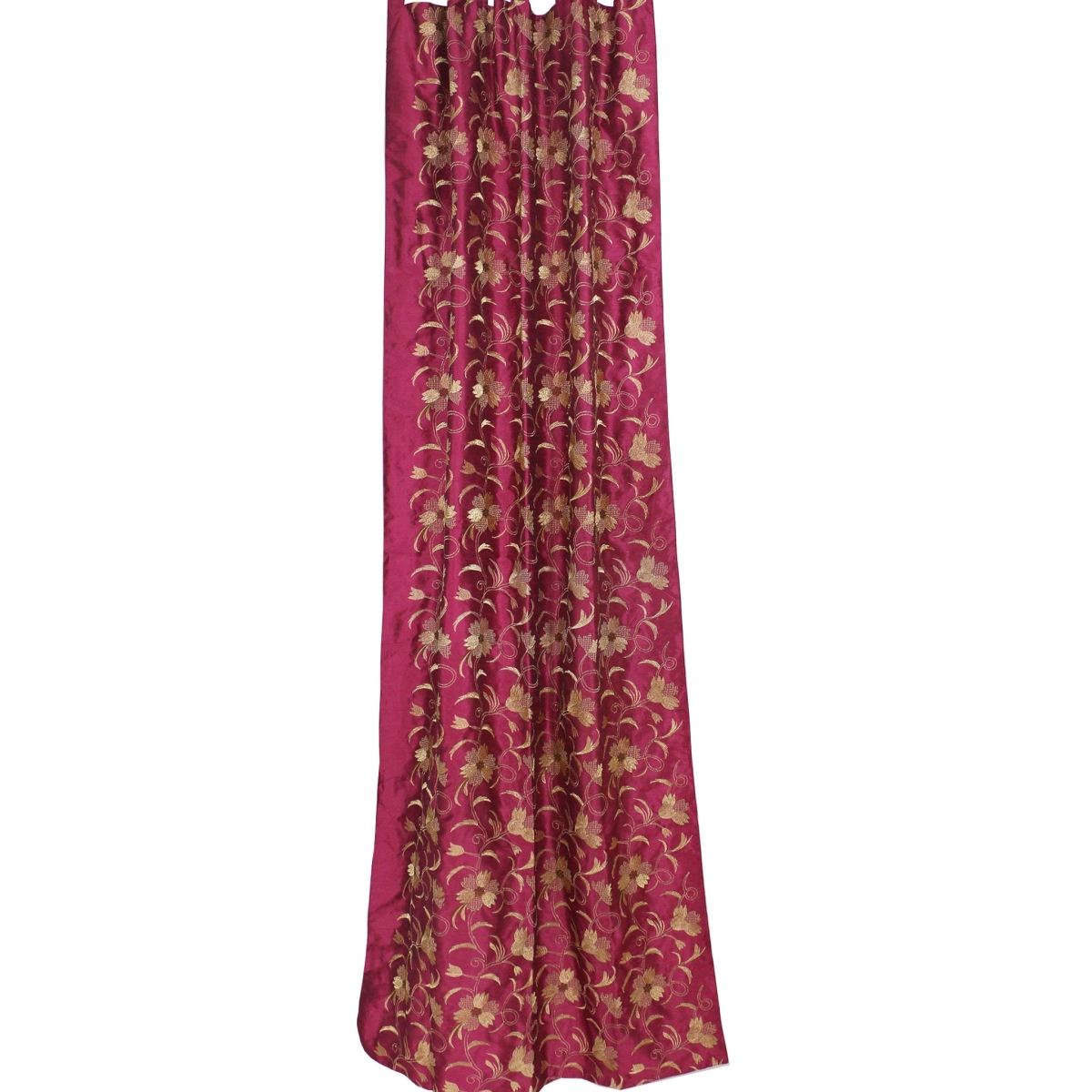 D.Z.1M Beautiful Rayon Curtains, Magenta