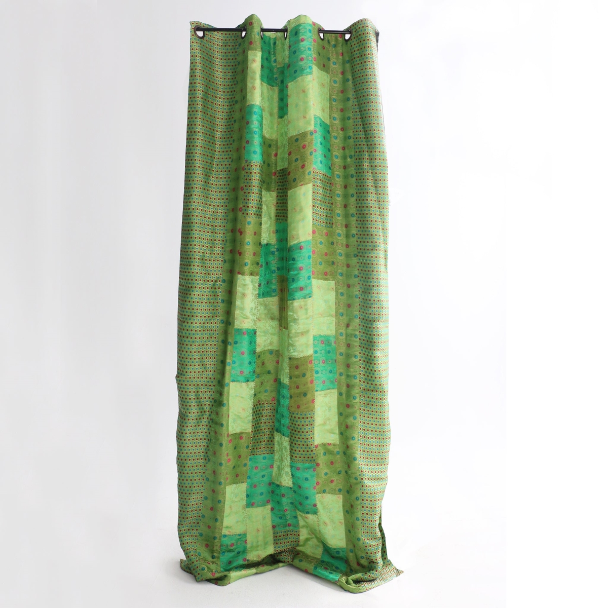I.C.I.65G Beautiful Rayon Curtains, Green