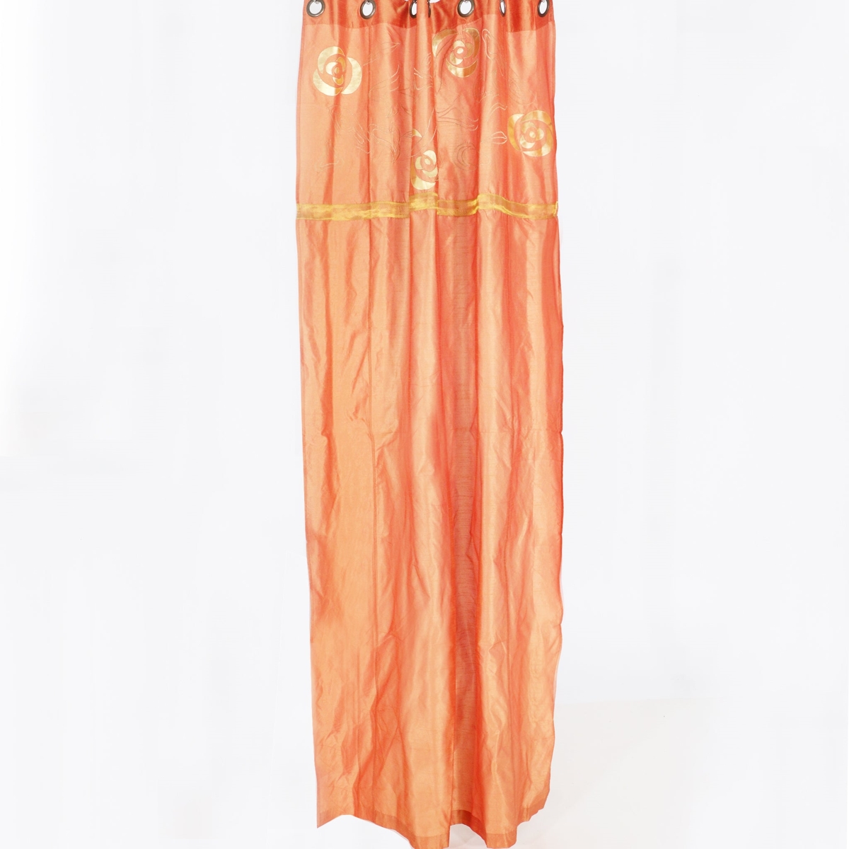 INC 8R Beautiful Rayon Curtains, Rust