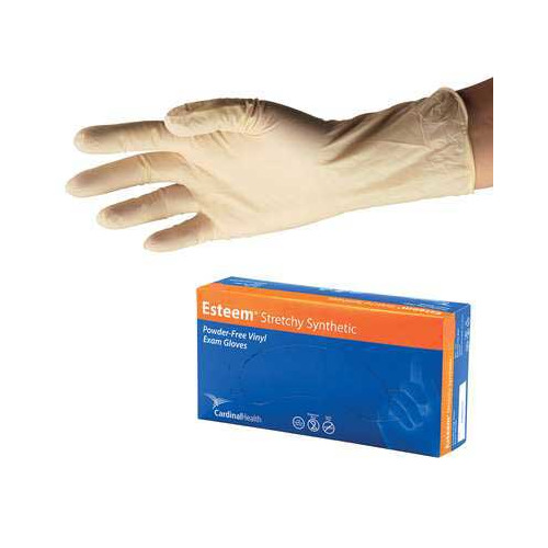 558881DOTP Stretchy Synthetic Gloves Cream - Small