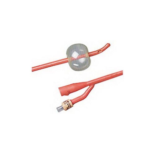 570102SI16 16 fr Infection Control 2-Way Foley Coude Catheter
